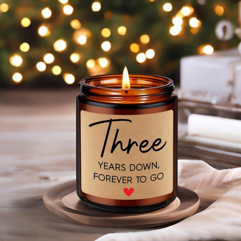 Fairy's Gift Anniversary Candle Gifts, 3 Year Anniversary